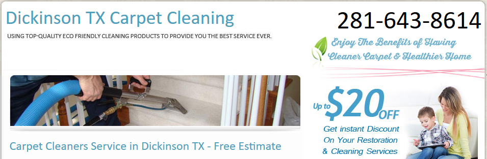 Dickinson Carpet Cleaning | 3100 Gulf Fwy S, Dickinson, TX 77539, USA | Phone: (281) 643-8614