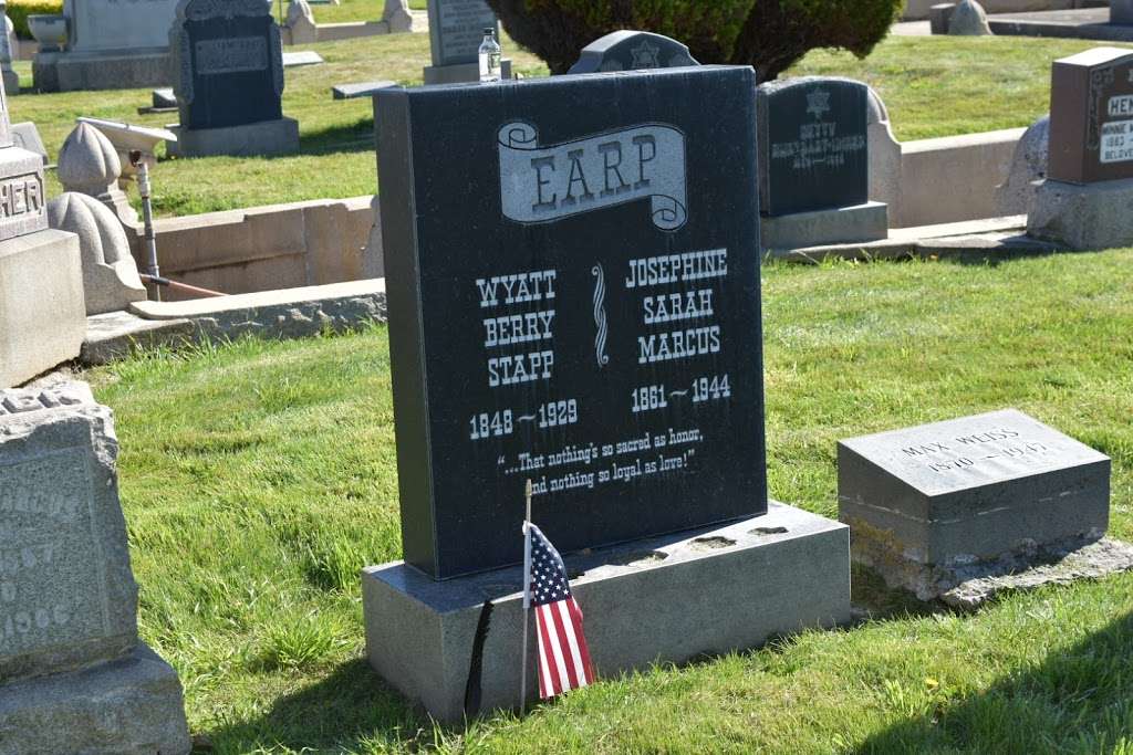 Wyatt Earp gravesite | Colma, CA 94014, USA | Phone: (650) 755-4700