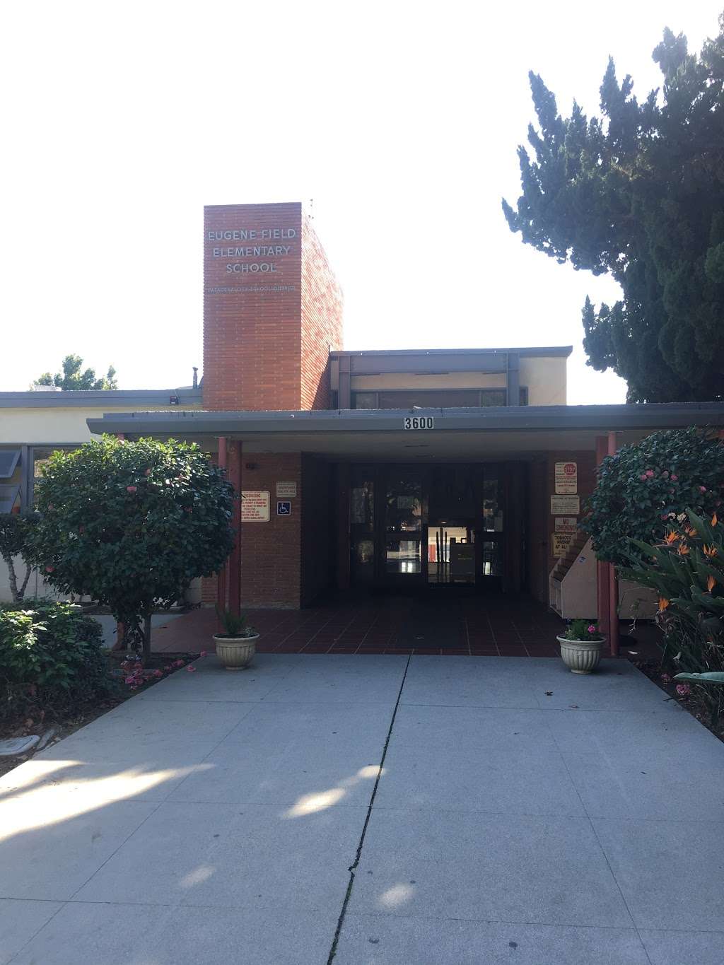 Field (Eugene) Elementary School | 3600 E Sierra Madre Blvd, Pasadena, CA 91107, USA | Phone: (626) 396-5860