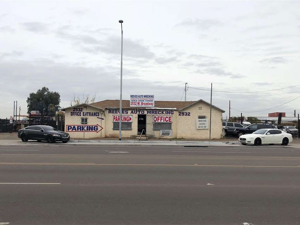 Reeves Auto Wrecking Inc | 2532 W Broadway Rd, Phoenix, AZ 85041, USA | Phone: (602) 268-1000