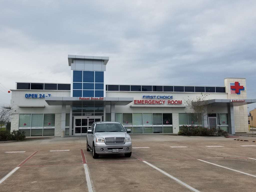 First Choice Emergency Room | 2860 S Gordon St, Alvin, TX 77511, USA | Phone: (281) 968-7500