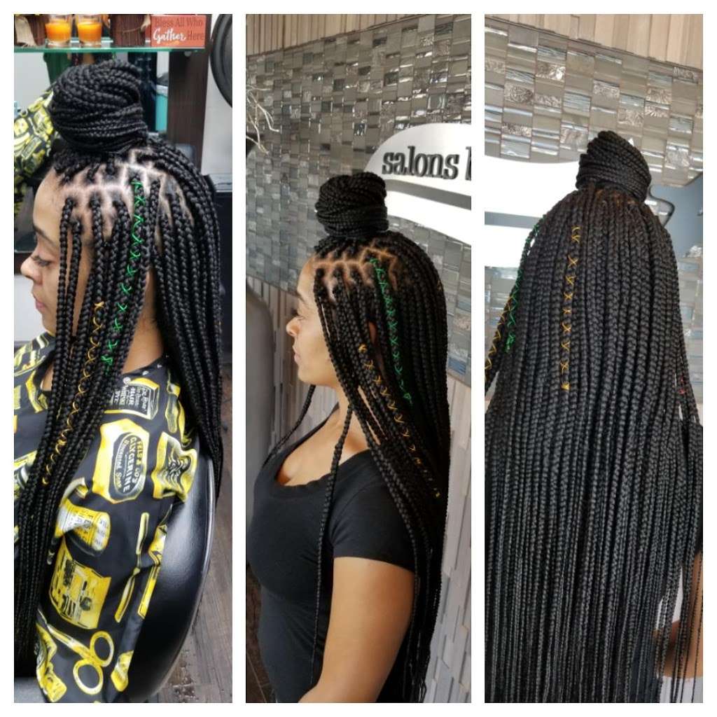 Rainbow Braids and Weave | inside salons by jc, 6935 Cypress Creek Pkwy #26, Houston, TX 77069, USA | Phone: (713) 836-0288