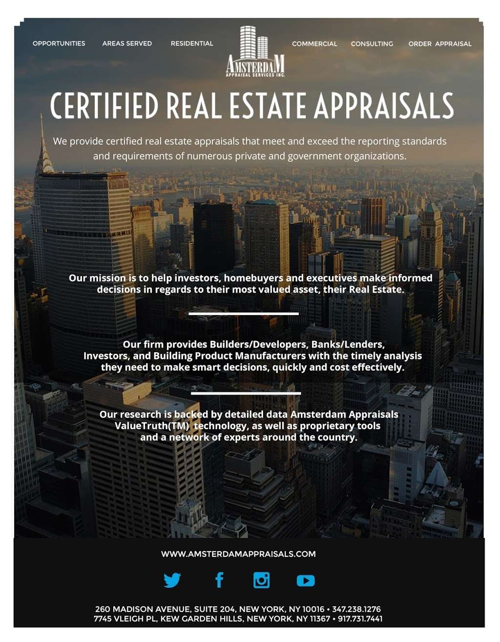 Amsterdam Appraisal Services , Inc. | 144-15 76th Rd, Flushing, NY 11367 | Phone: (347) 238-1276