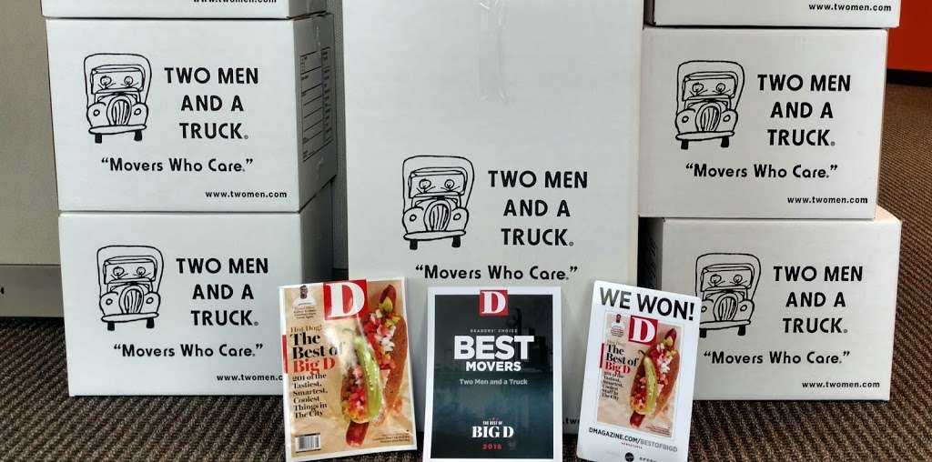 Two Men and a Truck | 1824 N 1st St, Garland, TX 75040, USA | Phone: (972) 666-1211