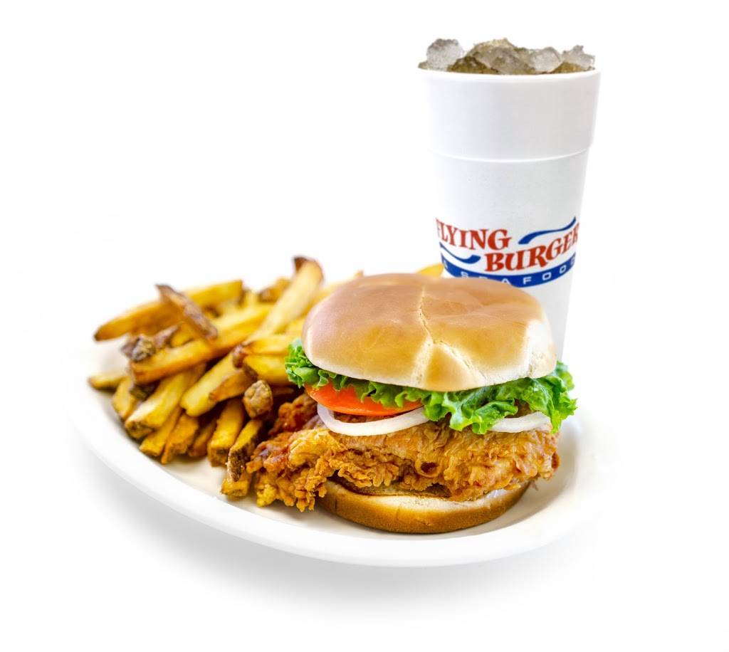 Flying Burger & Seafood Tulsa | 312 West 71st St S, Tulsa, OK 74132, USA | Phone: (918) 561-6151