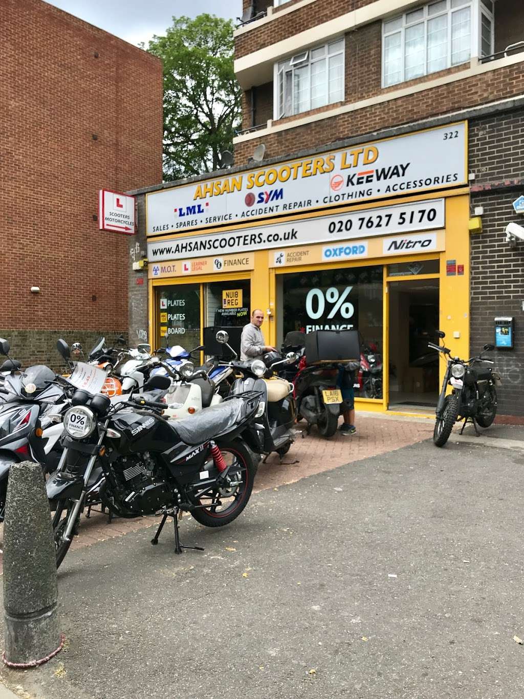 Ahsan Scooters | 322 Clapham Rd, Clapham, London SW9 9AJ, UK | Phone: 020 7627 5170