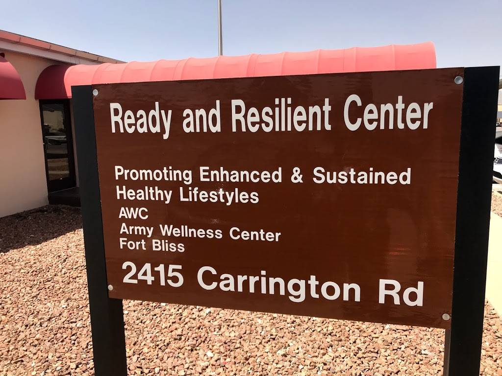 Fort Bliss Army Wellness Center (AWC) | Bldg 2415, Carrington Rd, Fort Bliss, TX 79916, USA | Phone: (915) 742-9566