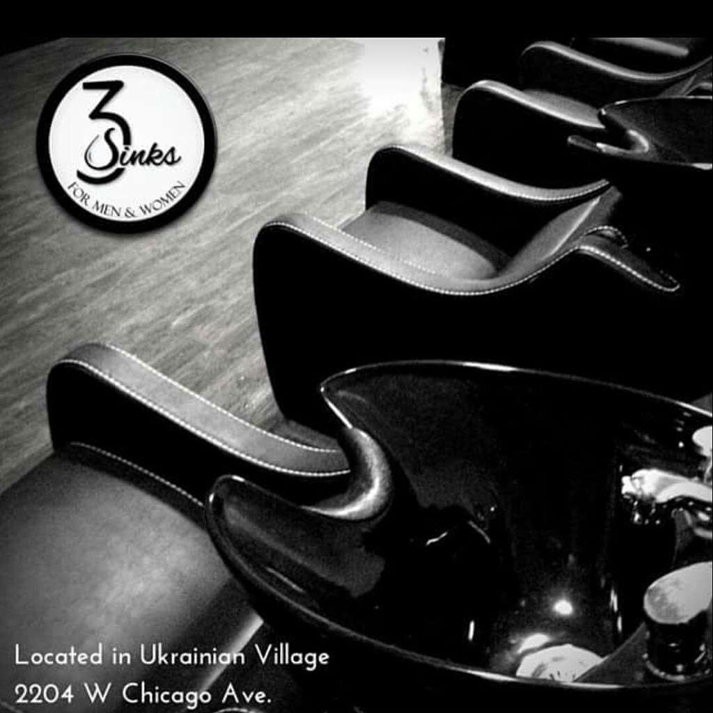 3 Sinks Salon for Men and Women | 2204 W Chicago Ave #1, Chicago, IL 60622, USA | Phone: (872) 808-2196