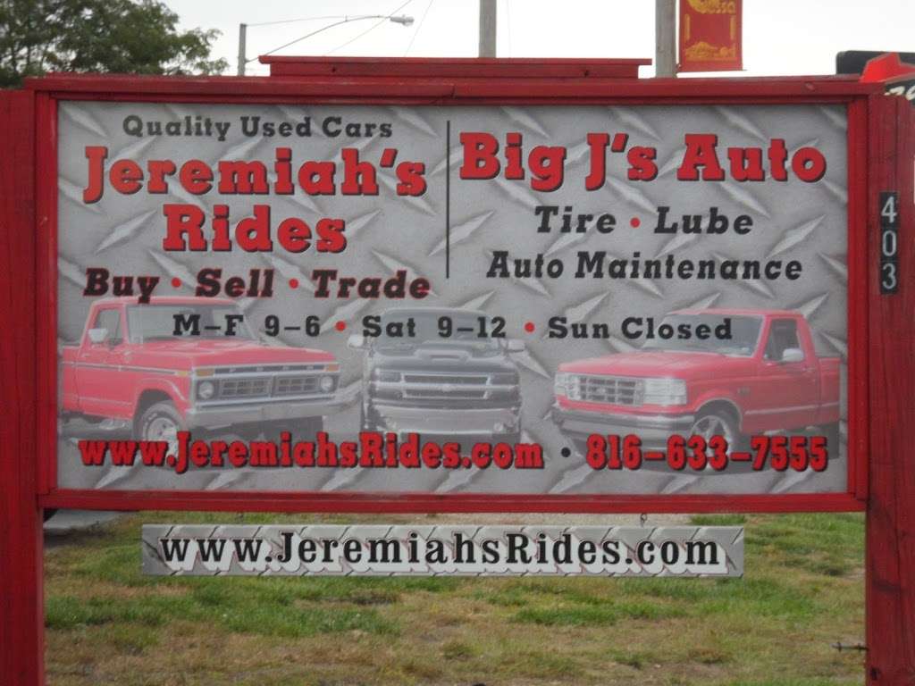 Jeremiahs Rides LLC | 403 E Old Hwy 40, Odessa, MO 64076, USA | Phone: (816) 633-7555