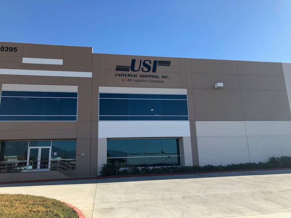 Universal Shipping Inc. a RAK Logistics Company Warehouse in the | 10395 Nobel Ct, Jurupa Valley, CA 91752, USA | Phone: (909) 628-2226