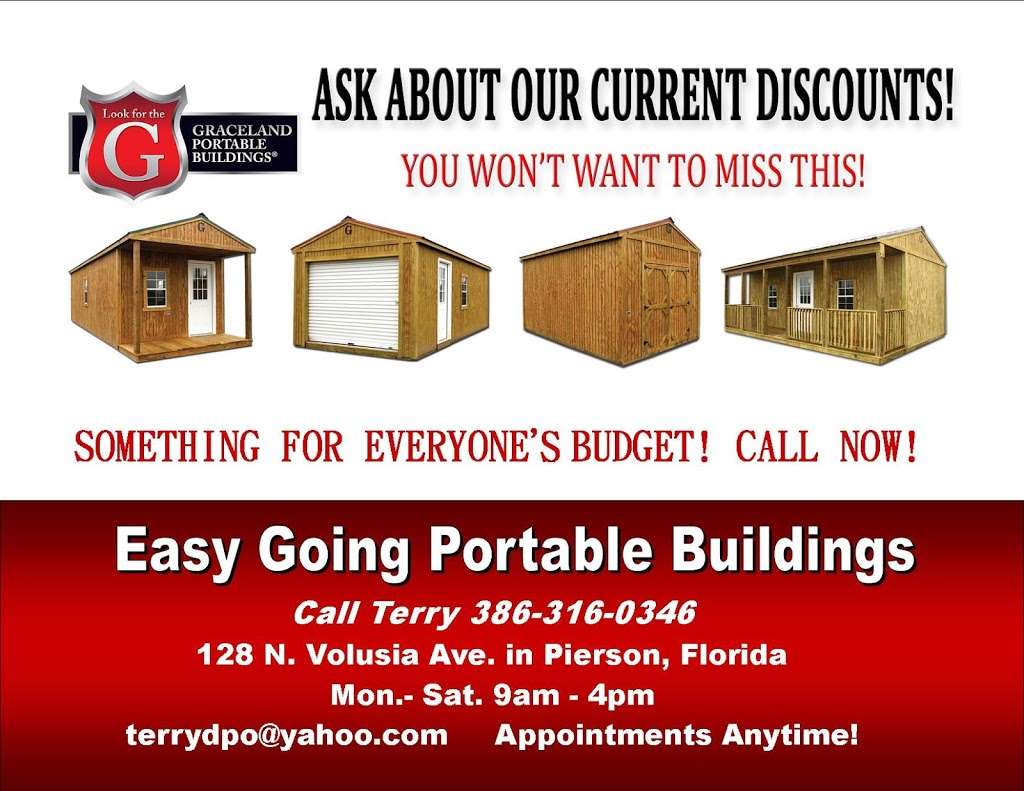 Easy Going Storage Solutions | 125 N Volusia Ave, Pierson, FL 32180, USA | Phone: (386) 316-0346