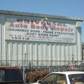 Universal Auto & Body Repair | 1551 Industrial Pkwy W, Hayward, CA 94544, USA | Phone: (510) 786-9567