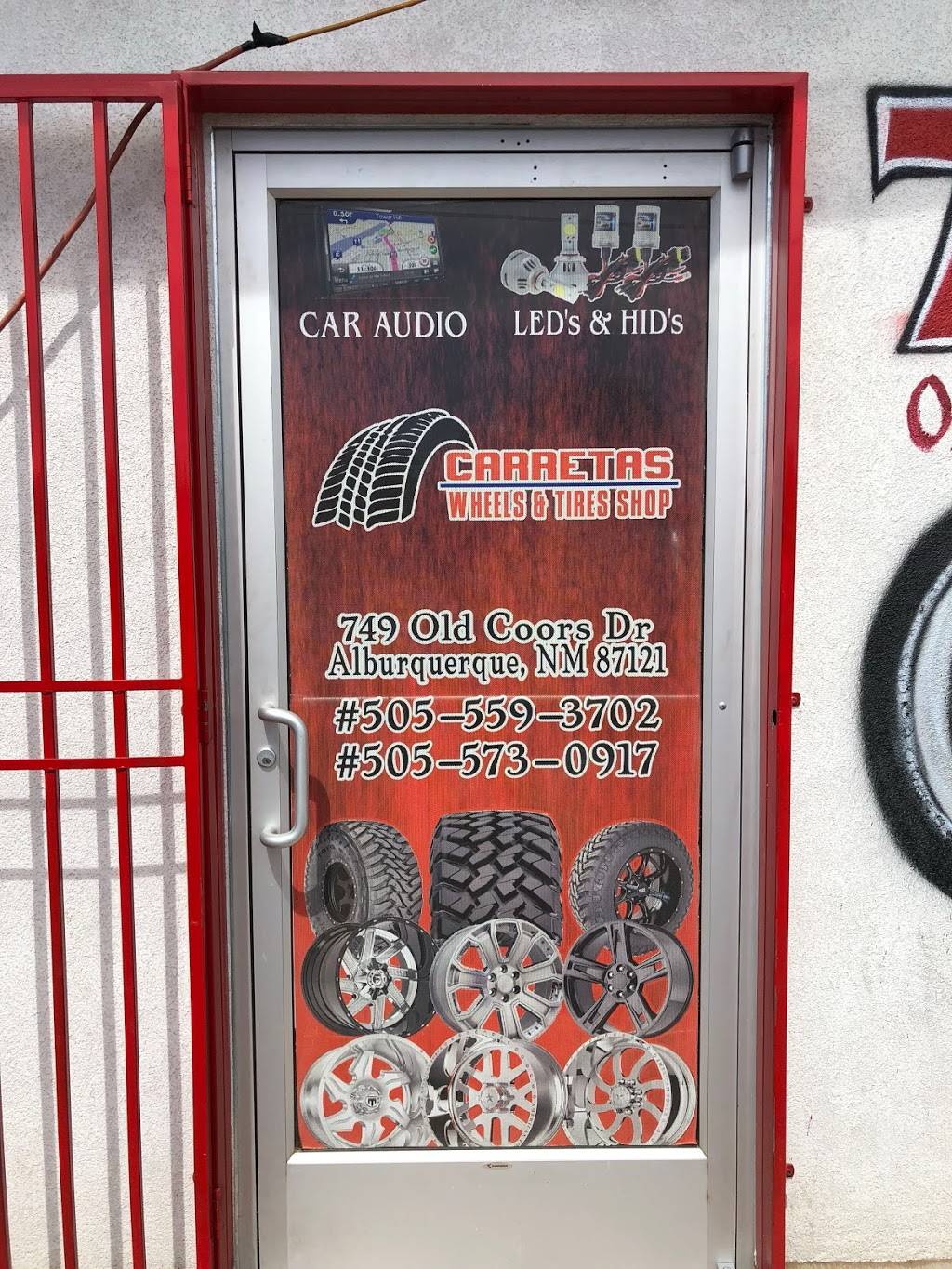 Carretas Tire Shop | 749 Old Coors Dr SW, Albuquerque, NM 87121, USA | Phone: (505) 573-0917