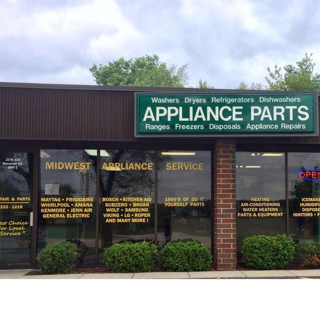 Midwest Appliance Service | 33W624 W, Roosevelt Rd Suite C, West Chicago, IL 60185, USA | Phone: (630) 232-1218