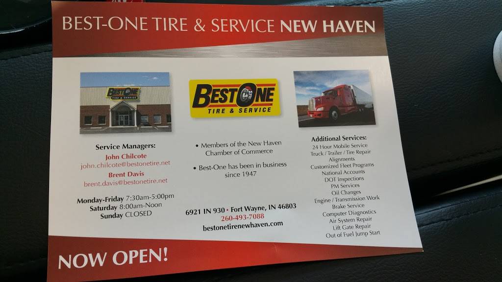 McMahons Best-One Tire & Auto Care - New Haven | 6921 IN-930, Fort Wayne, IN 46803, USA | Phone: (260) 493-7088