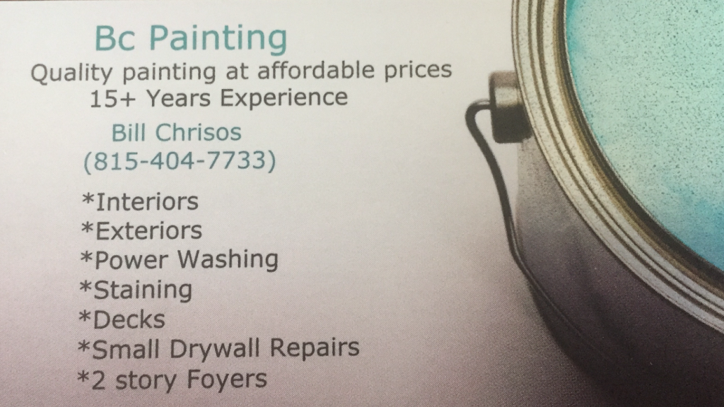 BC Painting | 1121 Mitchell St, Woodstock, IL 60098, USA | Phone: (815) 404-7733