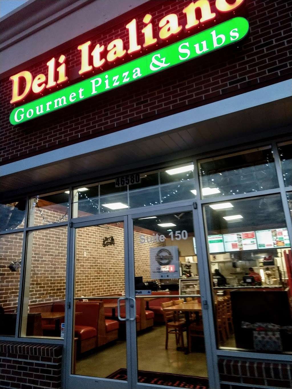 Deli Italiano | 46580 S Cottage Rd #150, Sterling, VA 20164, USA | Phone: (703) 444-1400