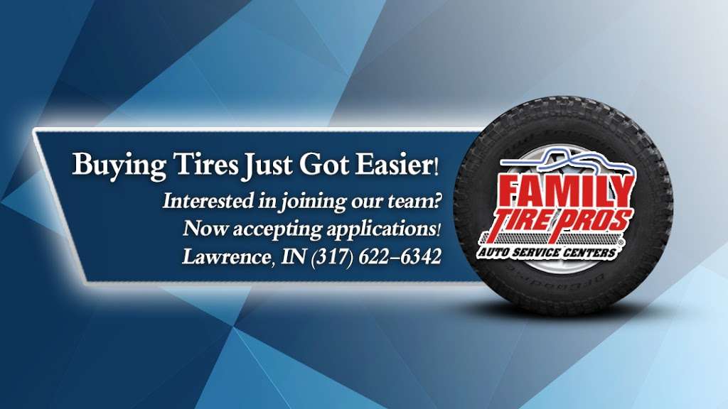 Family Tire Pros Auto Service Centers - Lawrence | 5801 N German Church Rd, Oaklandon, IN 46236, USA | Phone: (317) 826-8770