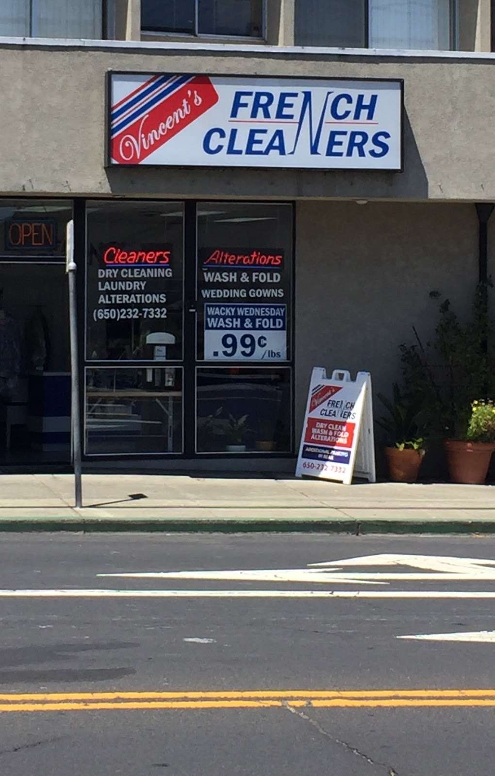 Vincents French Cleaners | 1088 Alameda de las Pulgas, Belmont, CA 94002, USA | Phone: (650) 232-7332