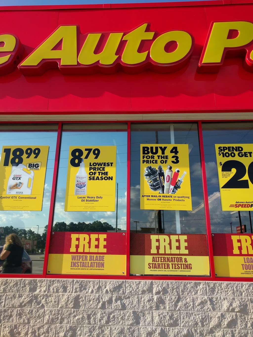 Advance Auto Parts | 503 Rayford Rd, Spring, TX 77386, USA | Phone: (281) 681-0754