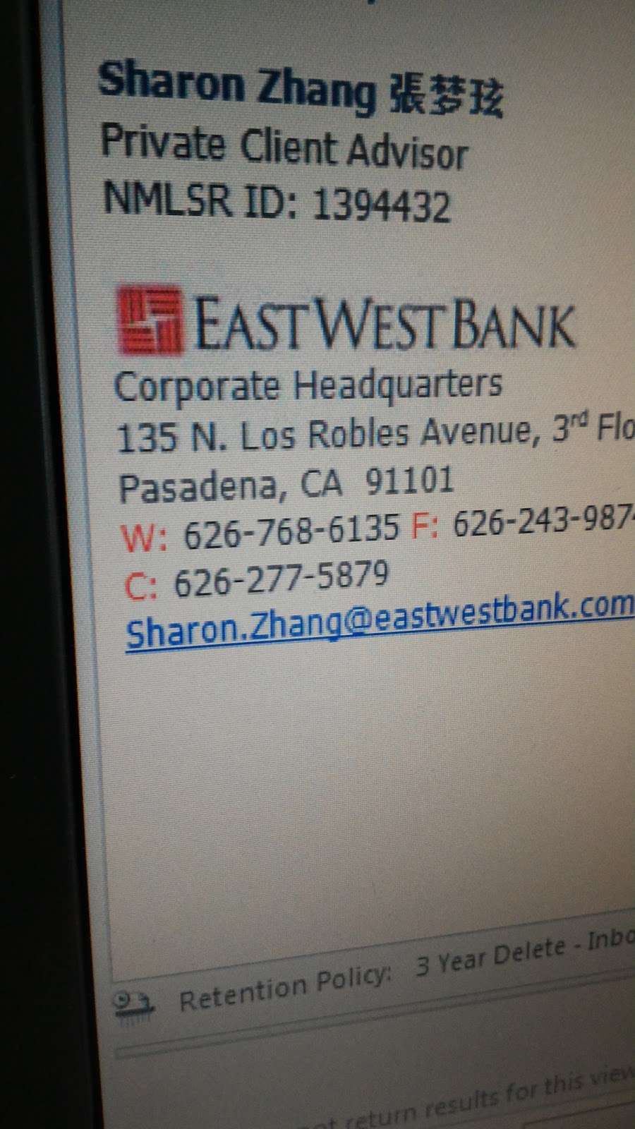 East West Bank | 200 E Duarte Rd, Arcadia, CA 91006, USA | Phone: (626) 821-4988