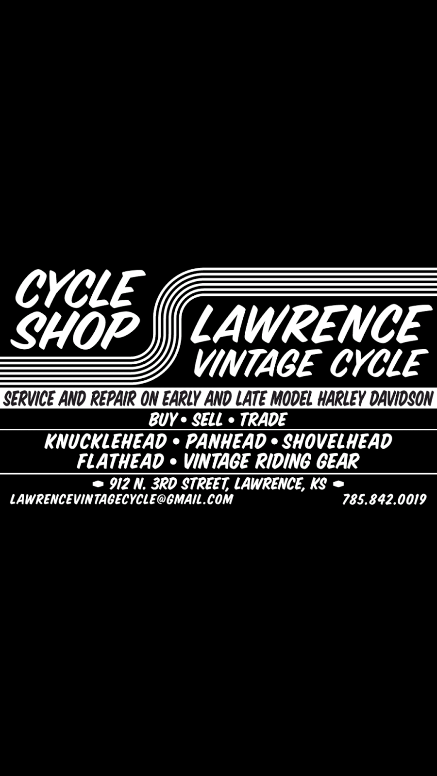 Lawrence Vintage Cycle | 912 N 3rd St, Lawrence, KS 66044, USA | Phone: (785) 842-0019
