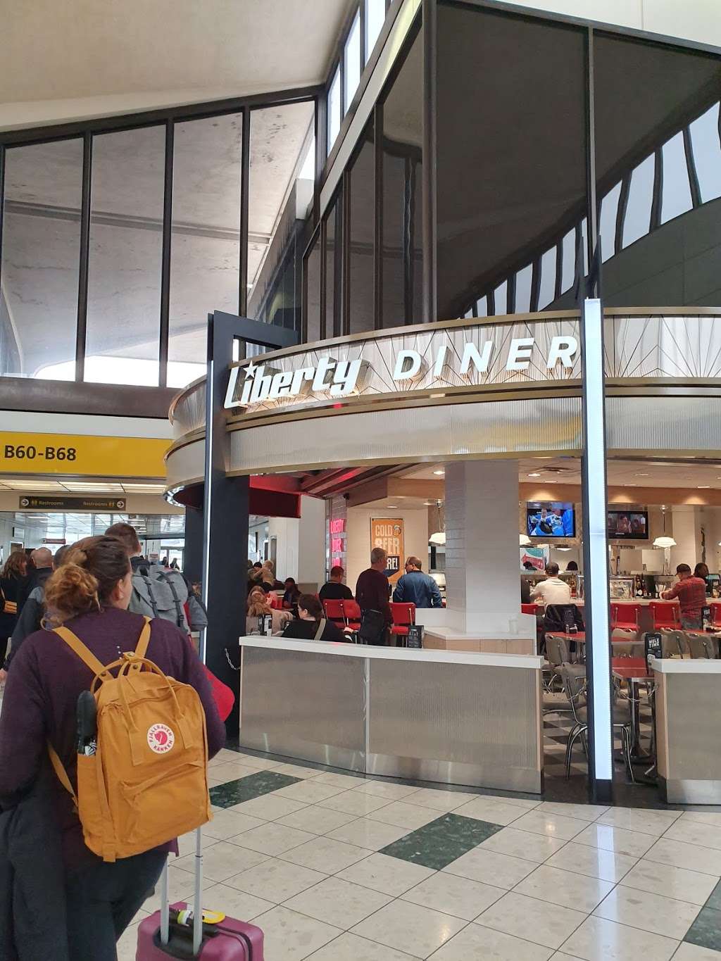 Liberty Diner | Newark Liberty International Airport, Terminal B Gates Level Concourse, Newark, NJ 07114, USA | Phone: (973) 982-7777