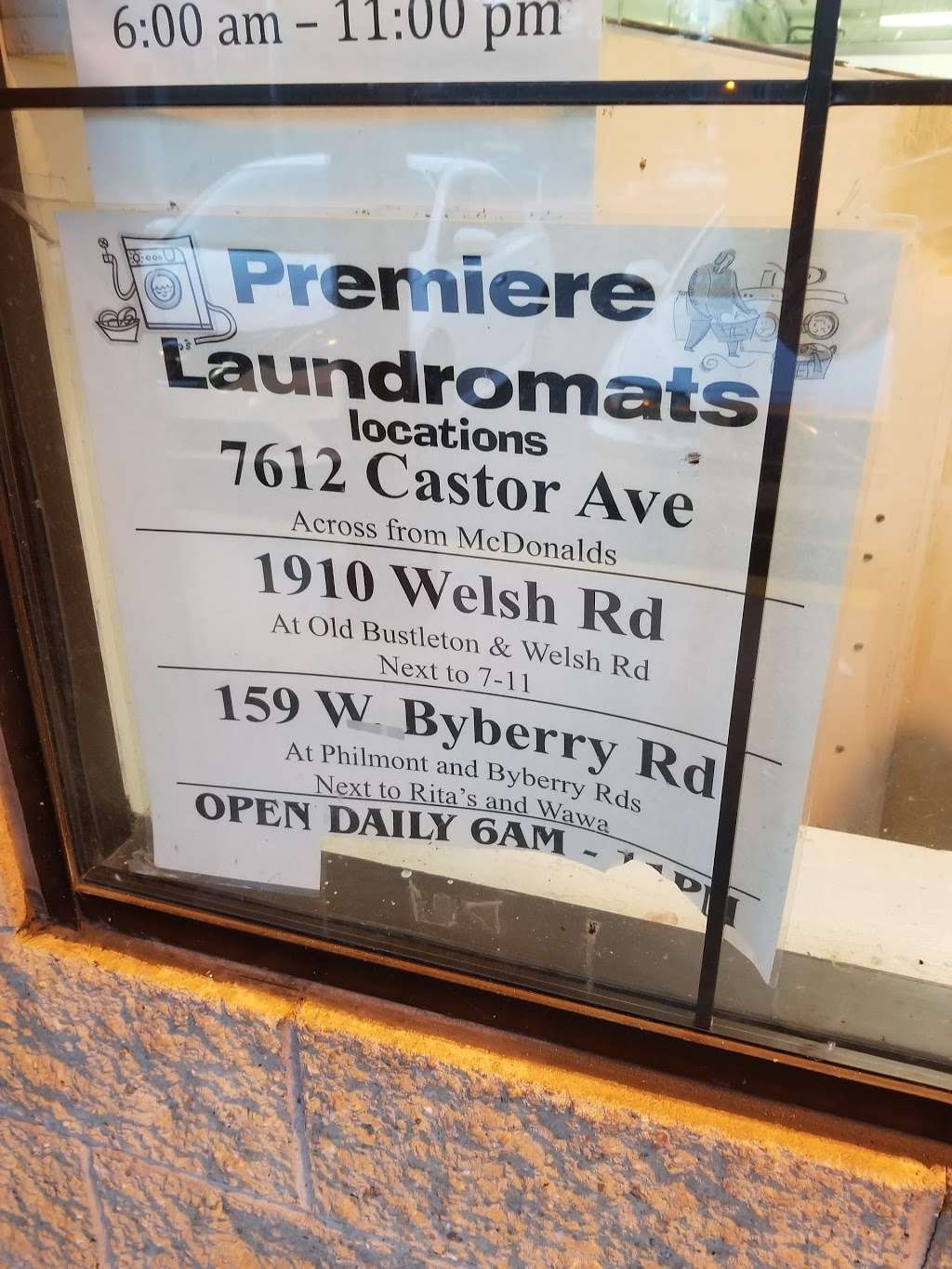 Premiere Laundromat | 159 Byberry Rd, Philadelphia, PA 19116, USA | Phone: (215) 803-0732