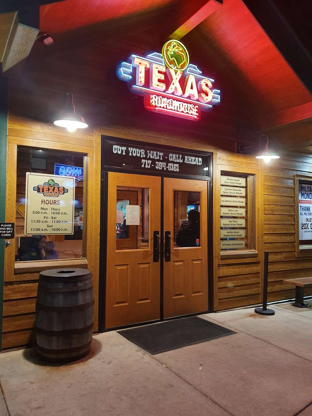 Texas Roadhouse | 2317 Lincoln Hwy E, Lancaster, PA 17602 | Phone: (717) 394-6161