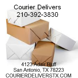 Courier Delivers | 4123 Adair Bluff, San Antonio, TX 78223, USA | Phone: (210) 392-3830