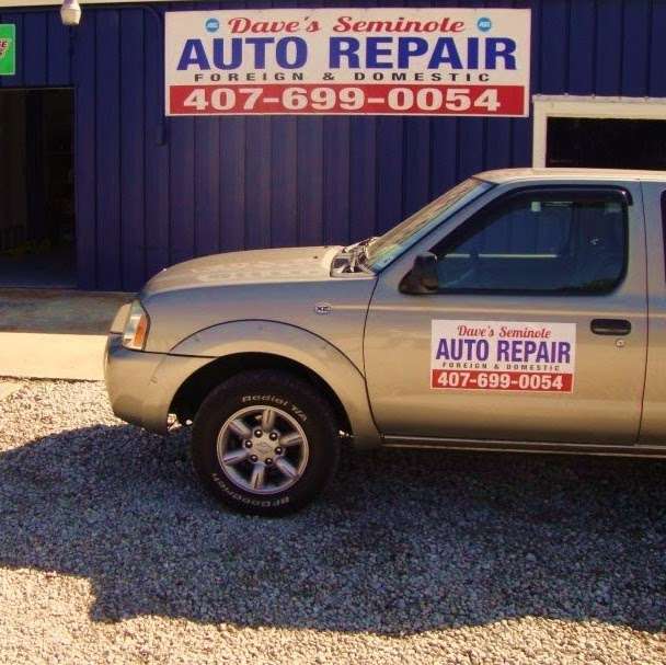 Daves Seminole Auto Repair | 125 Marion Ln #1001, Casselberry, FL 32707 | Phone: (407) 699-0054