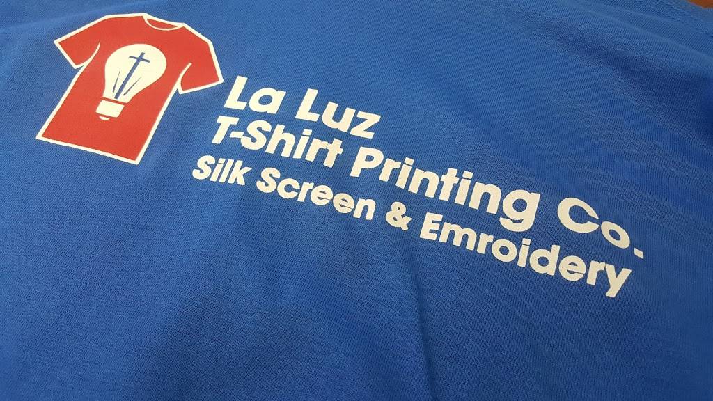 La Luz T-Shirt Printing Company | 12001 Network Blvd #120, San Antonio, TX 78249, USA | Phone: (210) 202-1800
