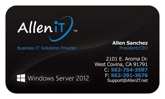Allen IT, Business IT Support | 2101 E Aroma Dr, West Covina, CA 91791 | Phone: (562) 754-3597