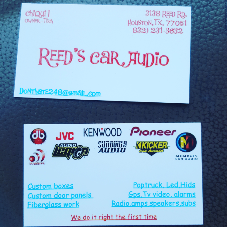 Reeds Car Audio | 3138 Reed Rd, Houston, TX 77051, USA | Phone: (832) 875-0506