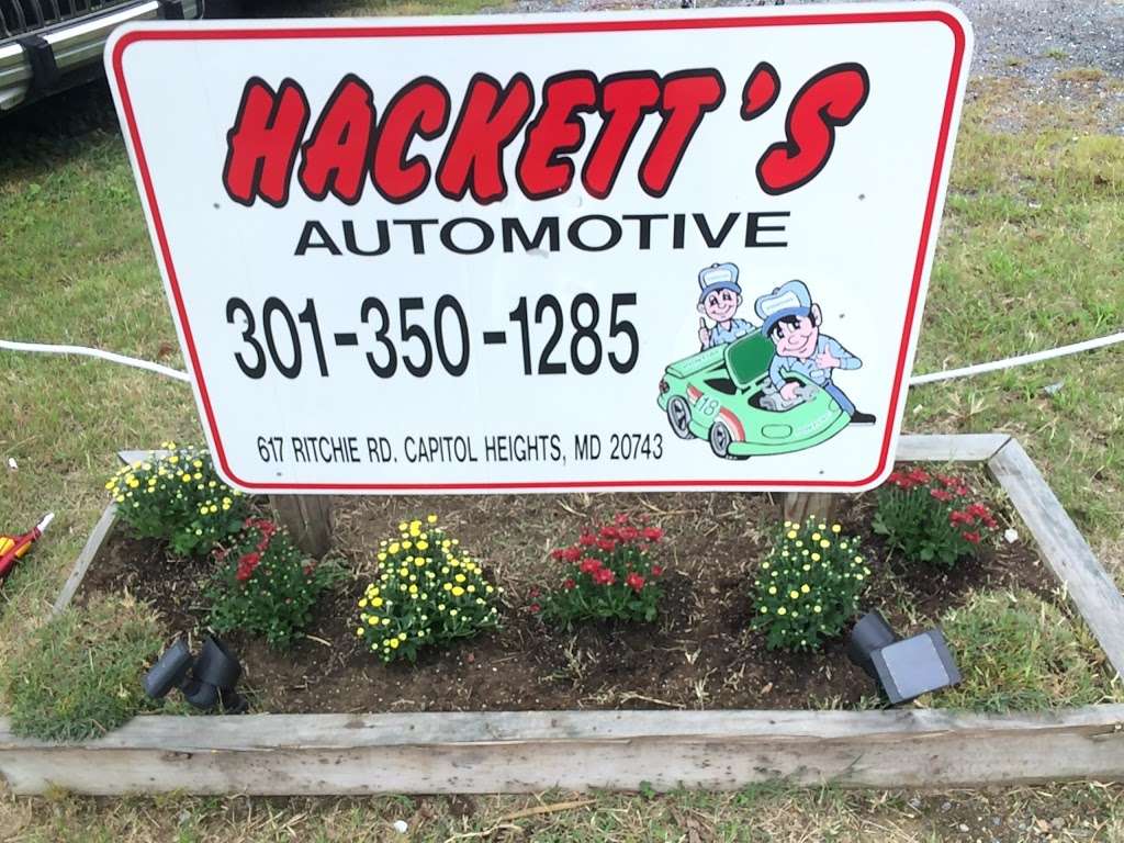 Hacketts Automotive | 617 Ritchie Rd, Capitol Heights, MD 20743, USA | Phone: (301) 350-1285
