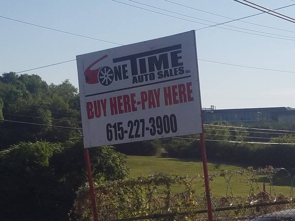 ONE TIME AUTO SALES INC | 400 W Trinity Ln, Nashville, TN 37207, USA | Phone: (615) 227-3900