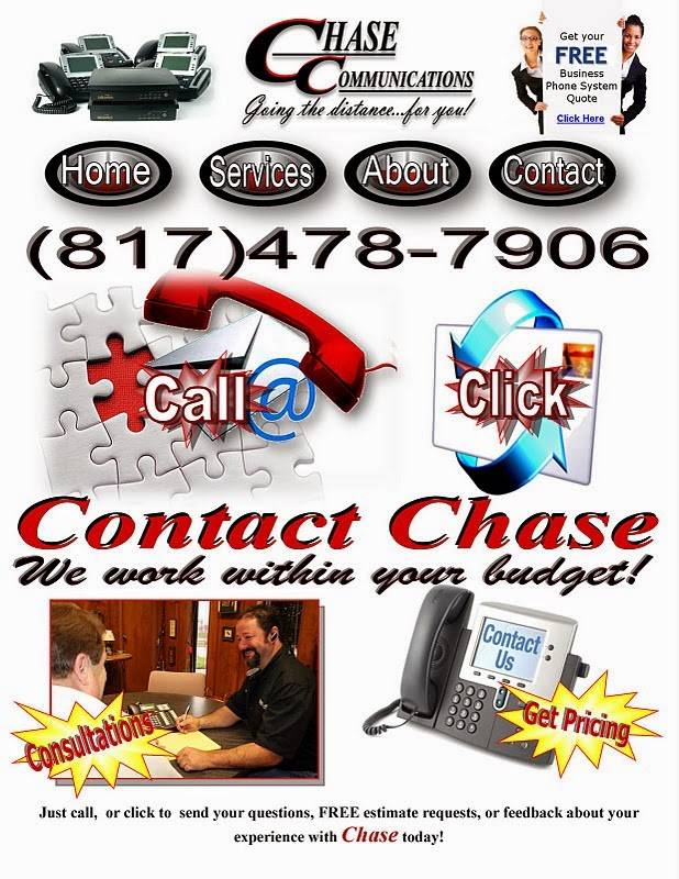 Chase Communications | 404 Flagstone Dr, Burleson, TX 76028, USA | Phone: (817) 478-7906