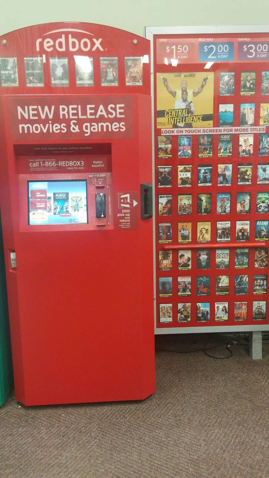 Redbox | 1101 Flower Mound Rd, Flower Mound, TX 75028, USA | Phone: (866) 733-2693