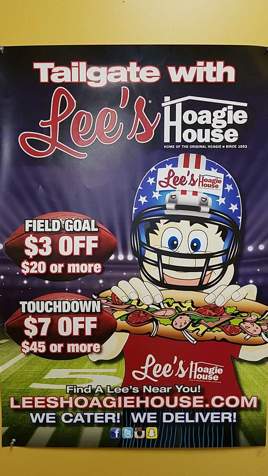 Lees Hoagie House | 614 Old York Rd, Warminster, PA 18974, USA | Phone: (215) 441-5337