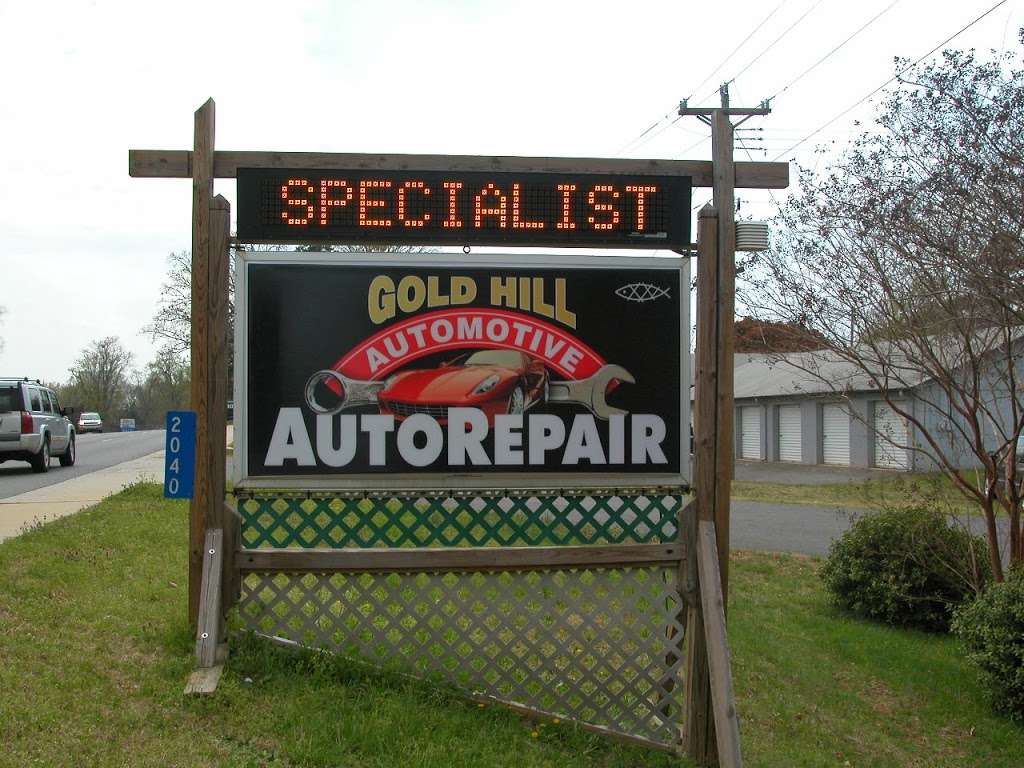 Gold Hill Automotive | 2040 Gold Hill Rd, Fort Mill, SC 29708, USA | Phone: (803) 548-4165