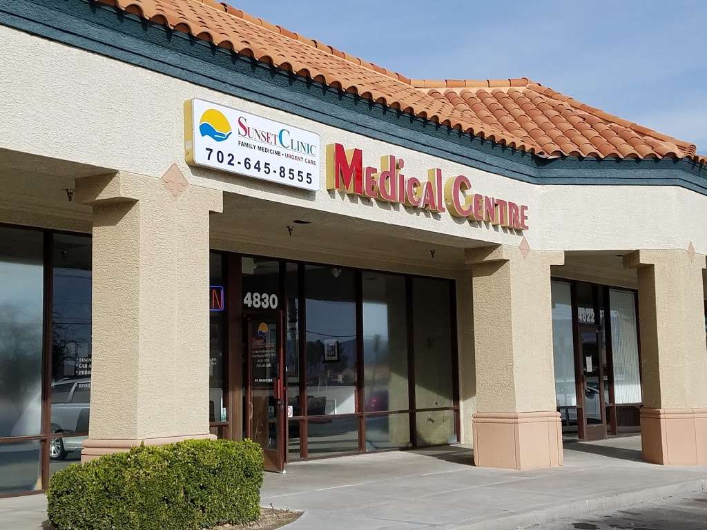 Sunset Clinic | 4830 W Lone Mountain Rd, Las Vegas, NV 89130, USA | Phone: (702) 645-8555