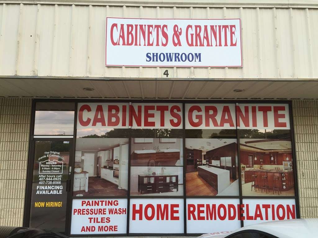 The Original Granite & Cabinet | 2750 Michigan Ave Ste 4, Kissimmee, FL 34744, USA | Phone: (407) 944-0925