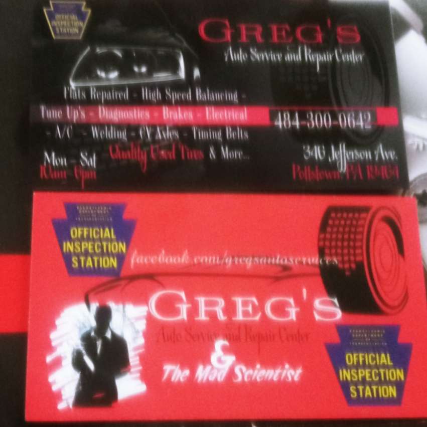 Gregs Auto Service and Repair Ctr. | 346 Jefferson Ave, Pottstown, PA 19464, USA | Phone: (484) 300-0642