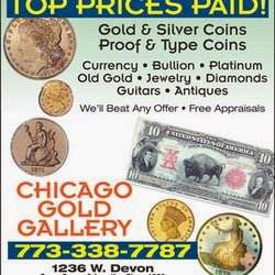 Chicago Gold Gallery | 1236 W Devon Ave, Chicago, IL 60660, USA | Phone: (773) 338-7787