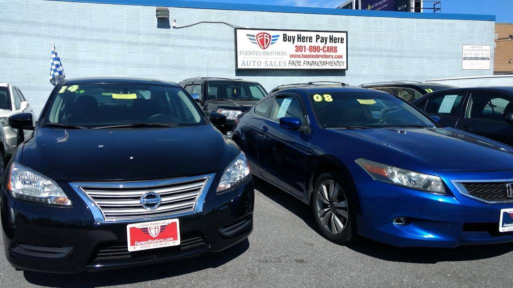 Fuentes Brothers Auto Sales | 5600 Sunnyside Ave, Beltsville, MD 20705, USA | Phone: (301) 890-2277