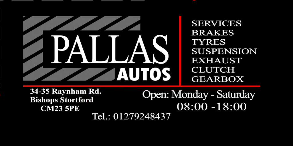 Pallas Autos | 34-35 Raynham Rd, Bishops Stortford CM23 5PE, UK | Phone: 01279 248437