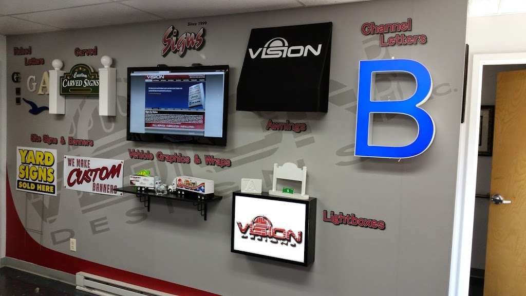 Signs By Vision | 1120 Federal Rd Suite #3, Brookfield, CT 06804, USA | Phone: (855) 972-7968