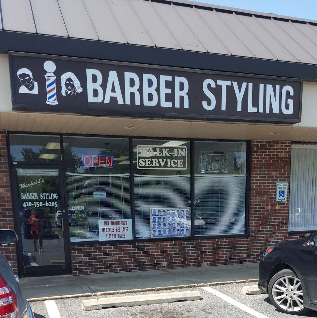 Warfields Barber Styling Salon | 4882 Montgomery Rd, Ellicott City, MD 21043, USA | Phone: (410) 750-6205