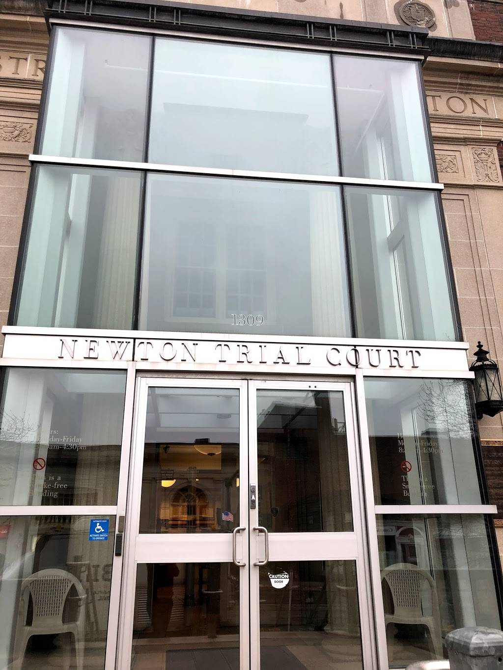 Newton District Court | 1309 Washington St, West Newton, MA 02465, USA | Phone: (617) 244-3600