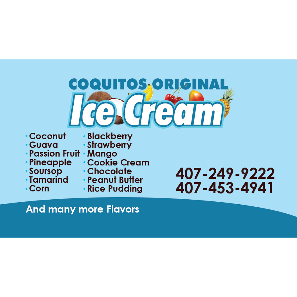 Coquitos Original Ice Cream, INC | 429 Gaston Foster Rd Suite #J, Orlando, FL 32807, USA | Phone: (407) 249-9222